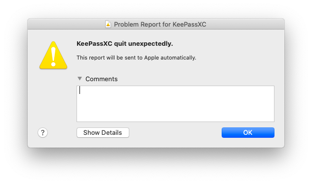 Keepassxc Does Not Run For Mac Os Catalina